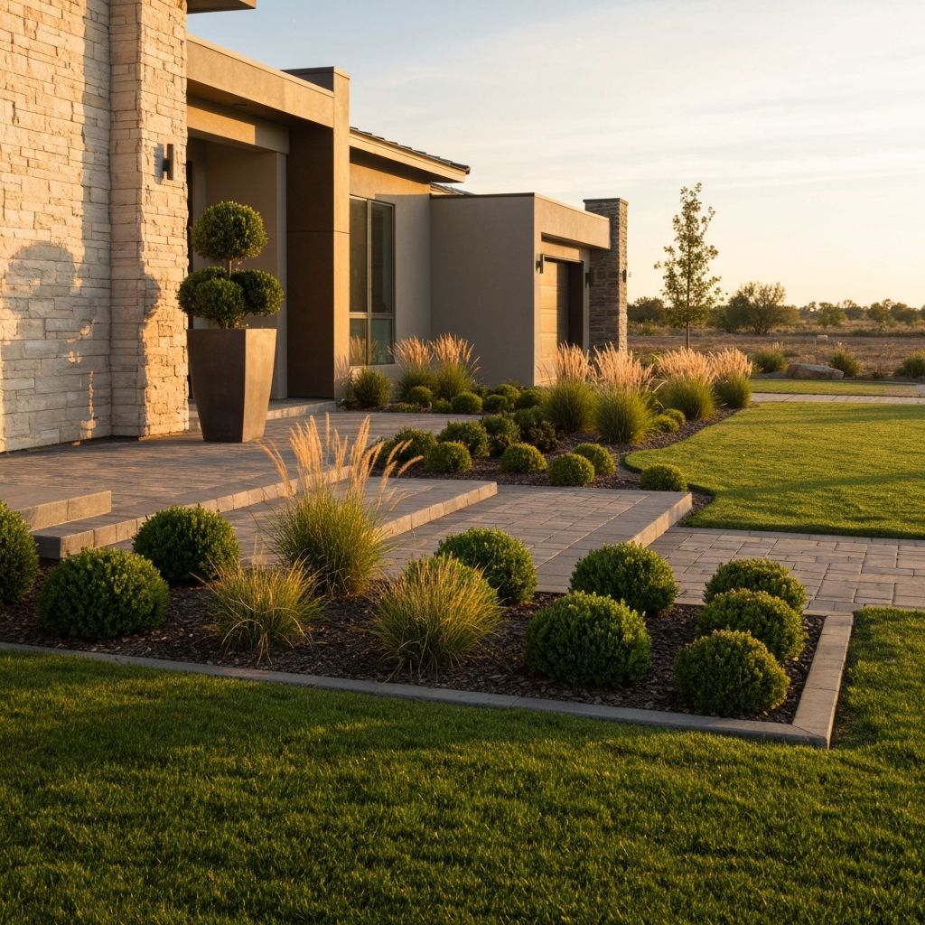 Beautifully landscaped yard by Artscape Living